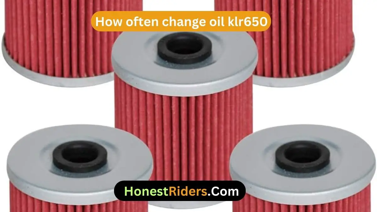How often change oil klr650