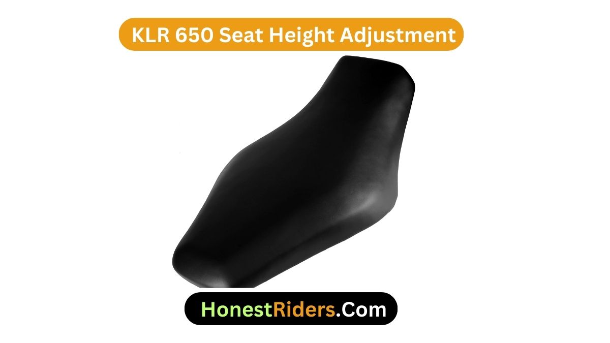 KLR 650 Seat Height Adjustment