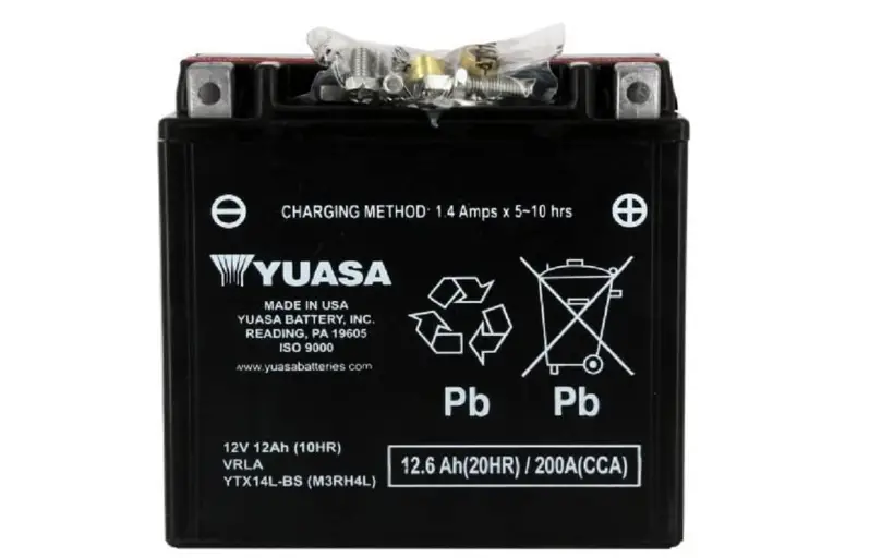 Yuasa YUAM3RH4L YTX14L-BS Battery