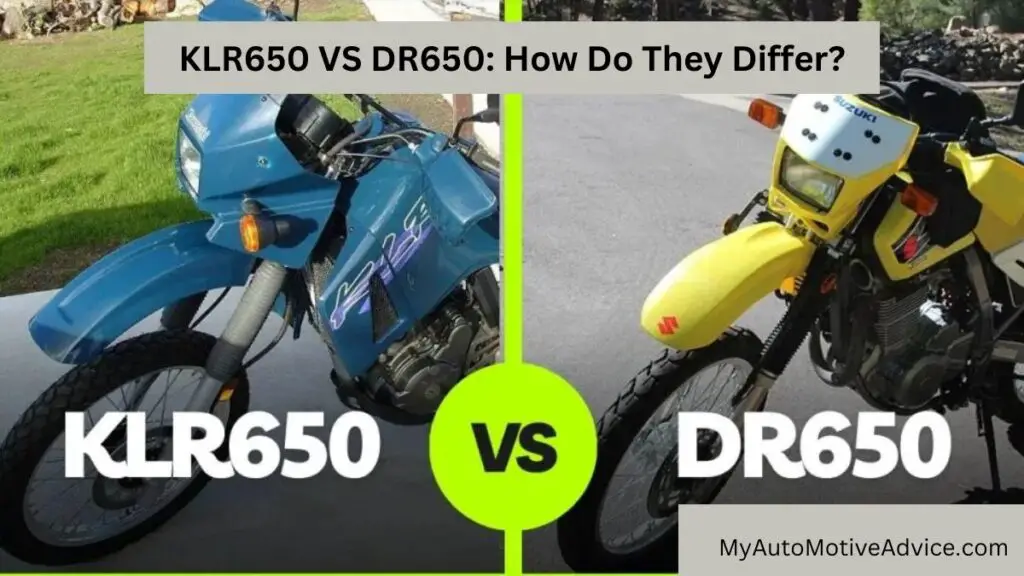 klr 650 vs dr650 how do they differ